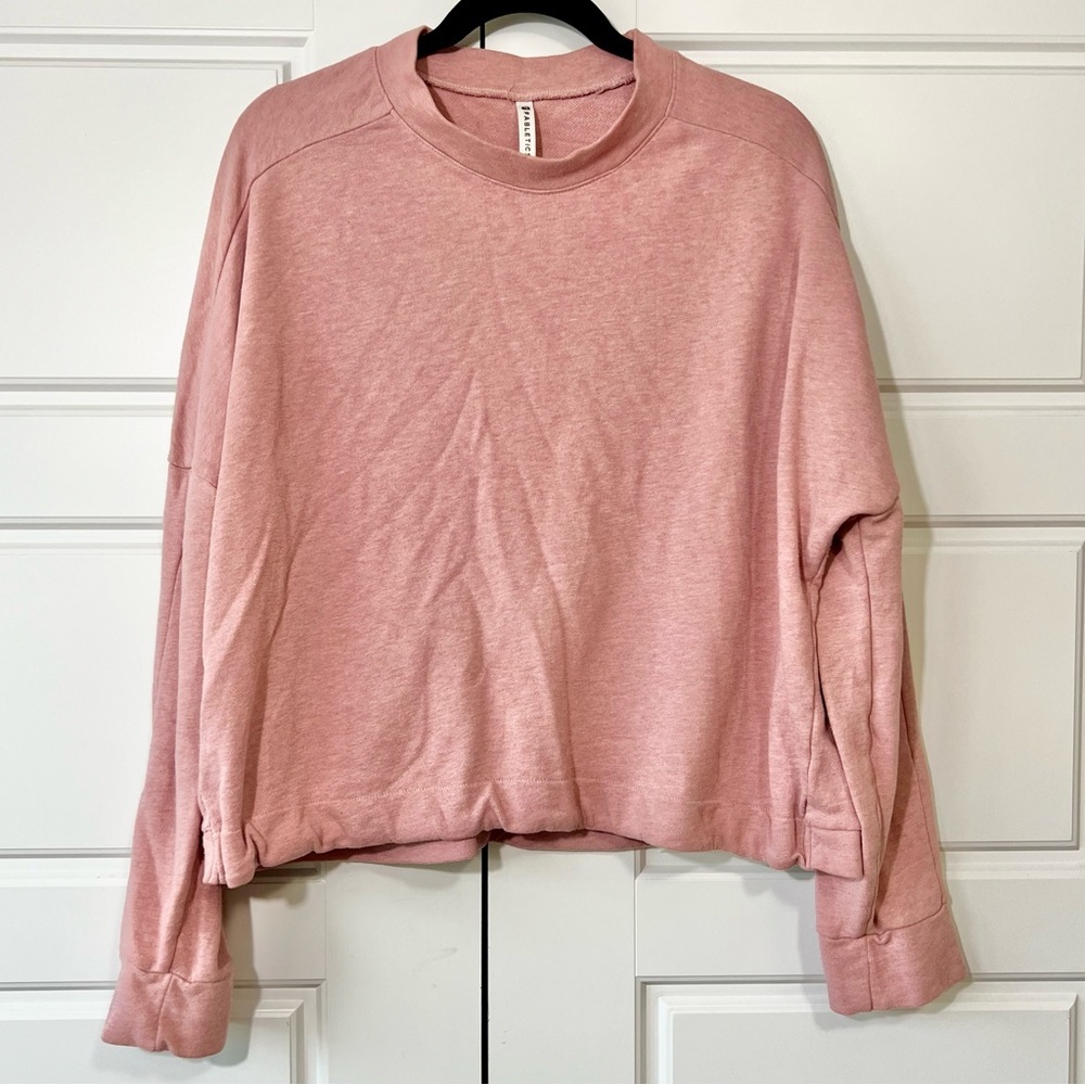 Fabletics‎ Cropped Pullover Sweatshirt Long Sleeve Athleisure Top XL